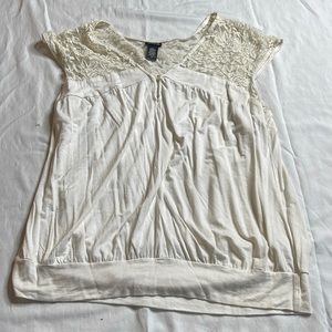 Y2K Ivory Blouse